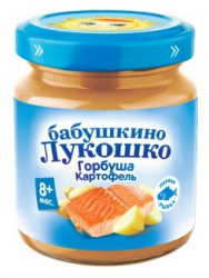 Пюре Бабушкино лукошко горбуша картофель с 8 мес 100 г