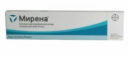 Мирена внутриматочн. терапевт. сист. 52 мг (20 мкг/24 часа) 1 шт.