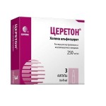 Церетон, раствор для внутривенного и внутримышечного введения 250 мг/мл 4 мл 3 шт ампулы