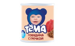 Пюре, Тёма 100 г говядина гречка с 7 мес