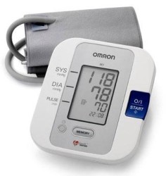 Тонометр автоматический, Omron (Омрон) M3 Intellisense арт. HEM-7051-E М3 интеллисенс на плечо без адаптера со средней манжетой 22-32 см